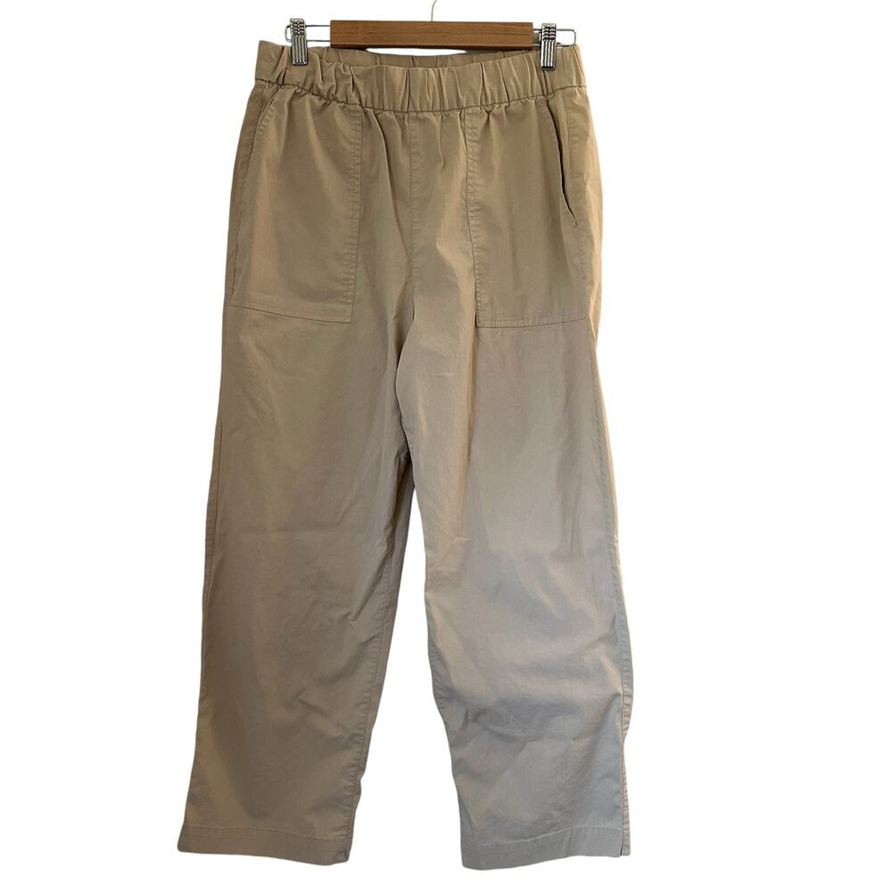 Gap Off-Duty Khaki Pull On High Waisted Pants Medium - Picture 2 of 12